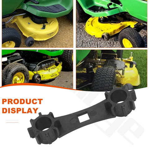 Bearing With Housing Compatible With X300 X300R X304 X305R X310 X320 X324 X340 X360 Tractors Replacement Part M152776 Beefed Up Heavy Duty Long Lasting Easy Install shown with tractor deck