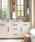 10 Pack 5 Inch Matte Black Cabinet Pulls Featuring Ultra Chic Rust Resistant Zinc Alloy Build For A Certified Top Shelf Kitchen Reno Upgrade That Drops Major Style On Every Drawer And Cupboard Space on stylish bathroom cabinets.
