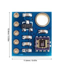Dope UV Ray Detection Sensor Module With Analog Output For Microcontrollers ML8511 UV Sensor Board High Sensitivity And Stable Readings Pro Grade PCB Build For Easy Integration, blue PCB 11.6mm x 13.4mm