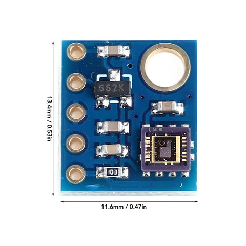 Dope UV Ray Detection Sensor Module With Analog Output For Microcontrollers ML8511 UV Sensor Board High Sensitivity And Stable Readings Pro Grade PCB Build For Easy Integration, blue PCB 11.6mm x 13.4mm