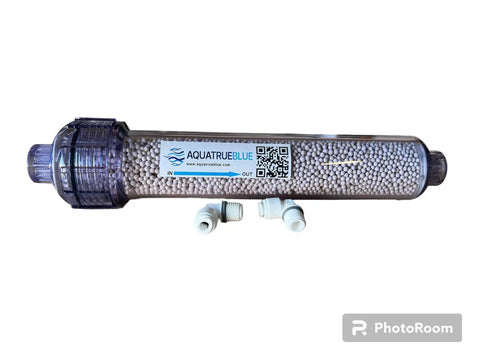 Activated Alumina Fluoride Removal Water Inline Filter For Household Drinking Water Purification System With Heavy Duty Cartridge, 2x10 inch size.