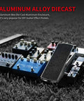 3 Pack 1590BB Aluminum Guitar Pedal Enclosures Unpainted Stomp Box Case For DIY Effects Pedals on grass with guitar pedals