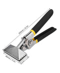 Heavy Duty Hand Seamer Pliers with 80mm Jaw Width and Steel Construction for Precise Metal Forming, Parallel Jaw Design