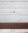Brown Countryside Flower Box Planter 36 Inch Big Ol Lightweight Fade Resistant Plastic Garden Container For Indoor Outdoor Use With Built In Feet And Removable Drainage Plugs Made In USA