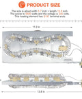 Upgraded 3387747 Dryer Heating Element Kit For Whirlpool Kenmore Elite He4 90 Series Replacement with housing and coil dimensions