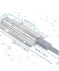 Eight Pack Heavy Duty Metal Push Latches For Cabinets And Drawers Push To Open Door Latch With Long Stroke Release