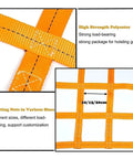 Heavy Duty Polyester Lifting Net Sling Designed For Serious Ship Cargo Hoisting And Dock Labor With Tear Resistant Webbing showing strong load-bearing construction.