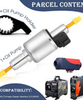 Heavy Duty Diesel Heater Fuel Pump For 2KW 5KW 8KW Parking Heaters 12V 24V Oil Feed System with holder and accessories.