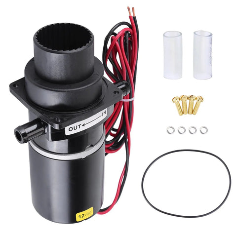12V Motor Pump Assembly For Marine Electric Toilet Replacement Compatible With Jabsco 37010 Series And 74001 2460