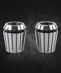 Two units of the Pro Grade ER32 Spring Collet Set for CNC Workholding and Milling Lathe Machining, made from high-grade spring steel.
