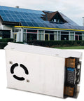 Heavy Duty MPPT Solar Boost Controller Step Up Charge Regulator Built Tough Boasts 98 Percent Efficiency for solar panel system.