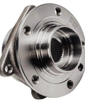 Close-up of rear wheel bearing and hub assembly kit for AWD Jeep Cherokee 2014-2023 and Chrysler 200 2015-2017 with encoder ABS.