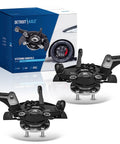 Front Two Piece Steering Knuckles And Wheel Bearing Hub Assembly Replacement For 2002 2003 2004 2005 2006 Nissan Altima And 2004 2005 2006 2007 2008 Maxima With Two Steering Knuckles And Wheel Hub Bearings Included