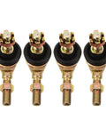 Two Pairs M10 Tie Rod End Ball Joint Kit For Go Karts And ATVs, Heavy Duty Iron Construction, No Tools Needed Bolt-On Install