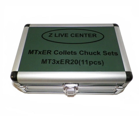 Badass MT3 ER20 Collet Chuck Tool Holder Set With Eleven Precision Collets For CNC Lathe Operations And Heavy Duty Milling Jobs That Truly Flow Like Butter