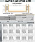 Diagram showing size guide for Beefy Heavy Duty 16 Inch Drawer Slides, 300 Lb Load Capacity, including measurements and installation tips.