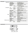 Technical specifications and dimensions of Heavy-Duty Bf24-Tn Damper Actuator With Beefy 18Nm And 12Nm Torque for HVAC.