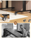 Top Tier Electric Standing Desk With Smooth Height Adjustments And Full 180 Degree Tilting Surface For Sketching Or Computer Sessions Built With Reliable Rolling Casters For Instant Relocation, showcasing smooth-rolling casters.