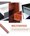 Bottom Mount Drawer Slides 235mm Pack Of 2 for Cabinets, Dressers, Wardrobes shown in various drawer installations.