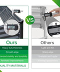 Comparison of heavy-duty galvanized steel in Raised Garden Bed Kit 6x3x1 Ft Metal Planter Boxes Outdoor with competitors' materials.