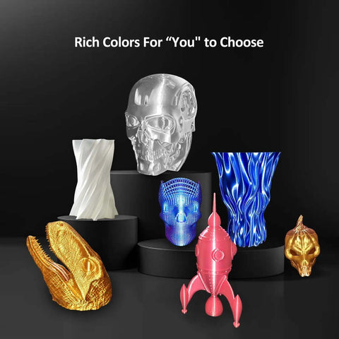 Silk PLA Filament 1.75mm Magenta Silk Pink 1kg Vacuum Packed Low Stringing For Easy Printing And High Precision 0.02mm display