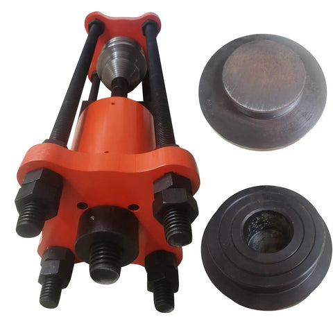 Intsunami 150 Ton Hydraulic Track Pin Press For Crawler Excavator Maintenance Heavy Duty Dismantling Machine Pushes Out Rusty Seized Pins With Ease 110V Power Copper Motor Industrial Grade Tool with components
