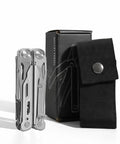 All In One Multitool Pliers With Replaceable Wire Cutters And Glass Hammer Premium Steel Construction with black case