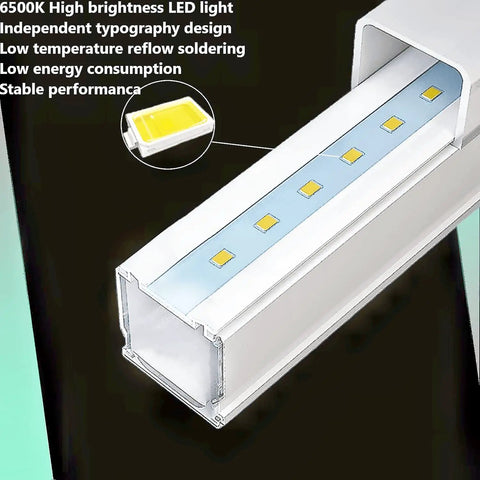 Close-up of 6500K LED bulb design for Plug In LED Hexagonal Honeycomb Garage Light Kit With 165 Tubes For DIY Setup Ultra Bright