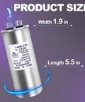 Run Capacitor 60 Plus 5 MFD 370VAC Swap In Coleman RV Air Conditioner Motors And Home Appliances Replacement with label