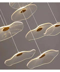 Modern Stair Chandelier Pendant Lights Indoor Lighting Ceiling Lamp Hanging Light Led Chandeliers for Living Room Indoor Lightin featuring acrylic design with six light fixtures.