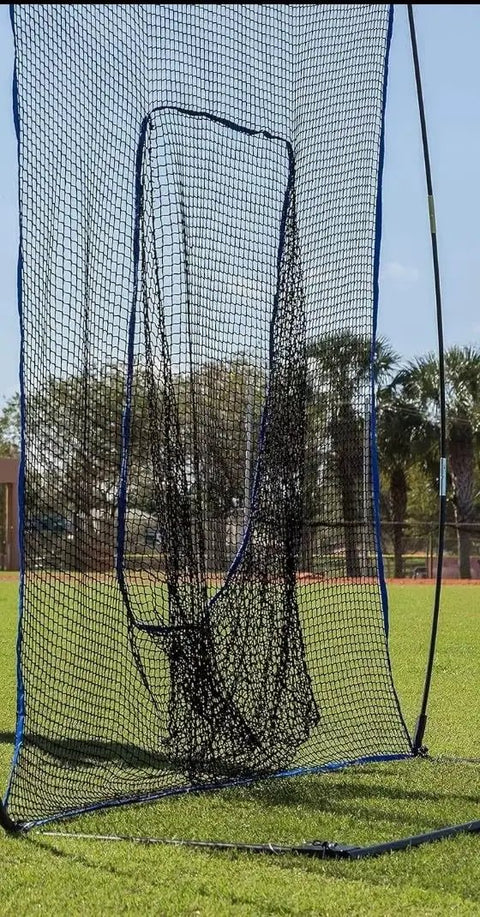 7x7 Baseball Training Net Heavy Duty Pitching And Hitting Practice Net For Baseball And Softball With Adjustable Strike Zone Target
