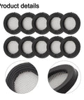 Heavy Duty 3/4 Inch Hose Washer Kit With Metal Mesh Screen Filter To Stop Debris For Garden Shower Heads Washing Machines And All Plumbing Connections Super Sealing Rubber Gaskets Black Assorted Repair Set, 10 black mesh washers