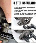 Magnetic Brake Booster Adjustment Tool With Master Cylinder For Precise Braking Distance Tuning Aluminum Push Rod installation