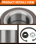Product components of Front Wheel Bearing Kit 510089 For Honda Civic 2006 To 2020 And Acura ILX 2013 To 2014 Two Pack