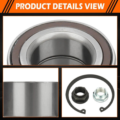 Product components of Front Wheel Bearing Kit 510089 For Honda Civic 2006 To 2020 And Acura ILX 2013 To 2014 Two Pack