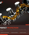 Engine Valve Cover With Gasket And Bolts For VW 2.5L L5 Engines showing oil flowing, concept of protection and performance in VW models