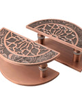Built Tough Modern Push Pull Bar Handle For Sliding Doors And Gates Beefy Yet Sleek Double Sided Semicircular Door Pull