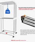 Dope Electric Clothes Dryer Foldable Two Tier Rack With 1500W Heater Remote Control Big Capacity Low Noise Home Laundry Red Frame