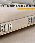 Interlocking Flush Mount Brackets And Picture Hanging Hooks Set Stainless Steel Heavy Duty Wall Hangers With 18 Screws For Securing Frames Mirrors Headboards And Furniture Connectors on sofa base