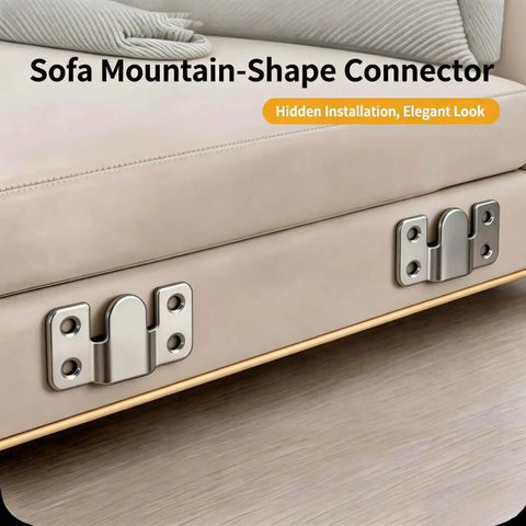 Stainless Steel Interlocking Flush Mount Bracket Set 6 Pieces With 26 Screws Heavy Duty Hanging Hardware For Picture Frames Mirrors Headboards And Furniture Connectors on sofa bed