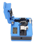 Fabater Fiber Cleaver Universal 3 In 1 Fixture FTTH Fiber Cutting Machine Optical Cutter blue design with non-slip base for 0.25mm and 0.9mm cables.