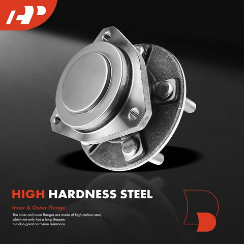 Steel 2 Front Wheel Bearing And Hub Assembly 5 Lug Compatible With Dodge Charger Challenger And Chrysler 300 2012 Through 2023 RWD Models