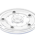 Small 4 Inch Acrylic Lazy Susan Rotation Organizer with ball bearing for kitchen countertop cabinets spice rack makeup cake storage