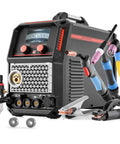 5 In 1 Plasma Cutter Welder Combo For Home Shop With Cut TIG Gas MIG Flux MIG And MMA 50A Plasma Cutting And 200A Synergic Welder
