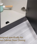 Heavy Duty Cabinet Magnets Set Black 8 Pack Magnetic Door Catch Stainless Steel For Kitchen Bathroom Cupboard Wardrobe Closet Closures