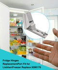 Fridge Door Hinge Replacement Kit For Liebherr Freezers Stainless Steel Repair Part Fits Cbnes385622z Cbnes385720f
