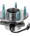 Beefed-Up Front Wheel Bearing And Hub Assembly Replacement For 2002-2007 Saturn Vue, 2005-2006 Chevy Equinox, 2002-2007 Pontiac Torrent With 5 Lug And ABS, Front Axle Hub Bearing, 2 Piece Set shown