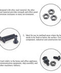 360 Piece M3 Hex Button Head Bolts Set, Pro Grade 10.9 Alloy Steel Screws Nuts Kit With Hex Wrench, bolts and nuts displayed