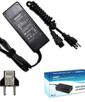 Replacement 12V 5A AC Adapter For Vizio Televisions With Euro Plug, power supply with box and plug connector
