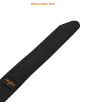 No Metal Buckle Nylon Belt One And Three Eighths Inch Wide No Scratch Hook And Loop Closure TSA Approved belt hook side